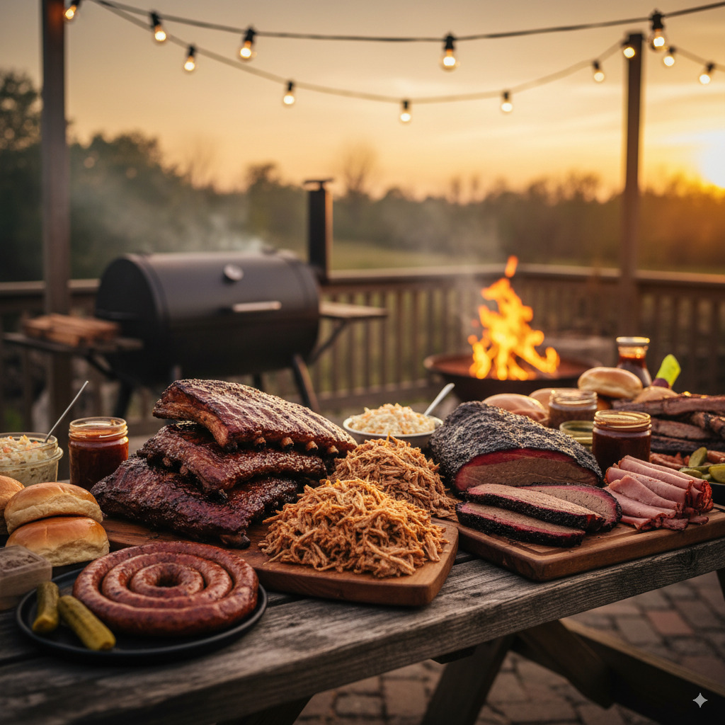 Texas BBQ Background